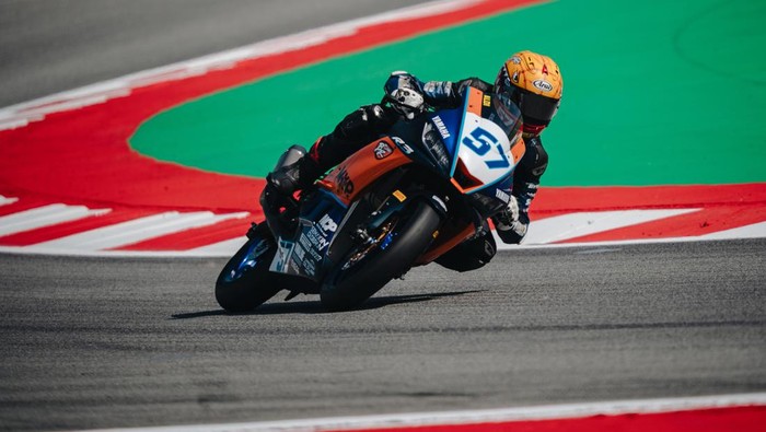 Aksi Aldi Satya Mahendra. (Foto: Dok. Yamaha)