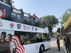 Atlet Peraih Medali Olimpiade Paris 2024 Tiba di Istana, Akan Bertemu Jokowi