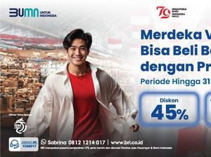 Rayakan Hari Kemerdekaan RI dengan Promo BRI, Raih Cashback hingga 79%!