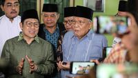 Momen Cak Imin Bertemu KH Syukron Makmun