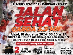 Yuk Ikutan Jalan Sehat Makassar Islamic Fair 2024, Ada Doorprize Umroh!