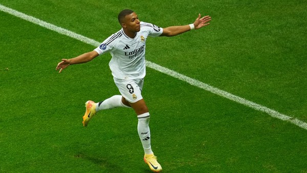 Debut Indah Kylian Mbappe di Real Madrid