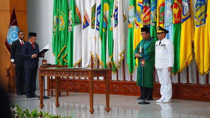 Mendagri lantik Rahman Hadi sebagai Pj Gubernur Riau gantikan SF Hariyanto. (Foto: Dok Diskominfotik Riau)