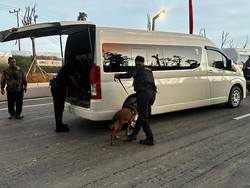 Polda Kaltim Kerahkan 6 Anjing K9 Sterilisasi Pusat IKN Jelang HUT RI ke-79