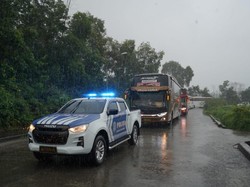 Polda Kaltim Simulasi Mobilisasi Tamu VIP saat HUT ke-79 RI di IKN