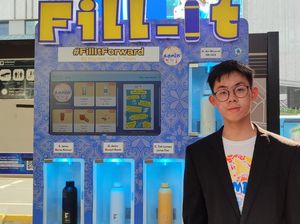 Fiil-It, Vending Machine Isi Jamu di Halte Transjakarta Fiil-It, Vending Machine Isi Jamu di Halte Transjakarta