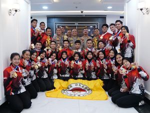 Garuda Bhayangkara Presisi Raih 6 Emas di Kejuaraan Thailand Heroes Taekwondo