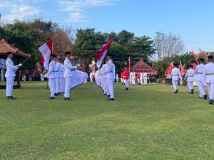 87 Anggota Paskibraka Klaten Dikukuhkan, Ini Pesan Bupati
