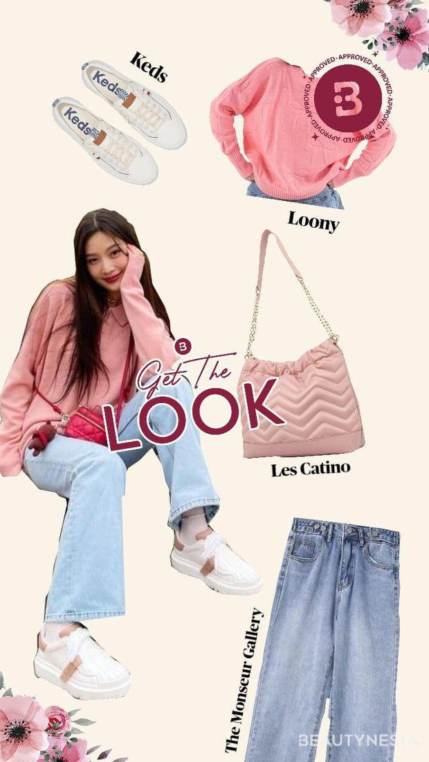 Get The Look: inspirasi outfit ke kampus serba pink ala Joy Red Velvet