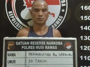 Pengedar Sabu di Mura Diringkus Saat Curi Sawit, Melawan-Lepas Tembakan