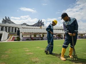 Melihat Persiapan Jelang HUT Ke-79 RI di IKN