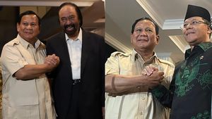 Momen 3 Parpol Rival Nyatakan Dukung Prabowo