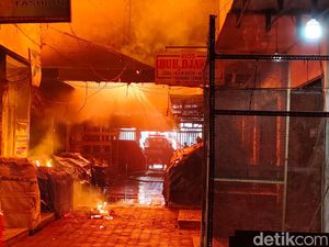 Pasar Kutoarjo Purworejo Kebakaran Pagi Ini