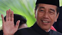 Potret Jokowi-Maruf Amin Tiba di Kompleks Parlemen