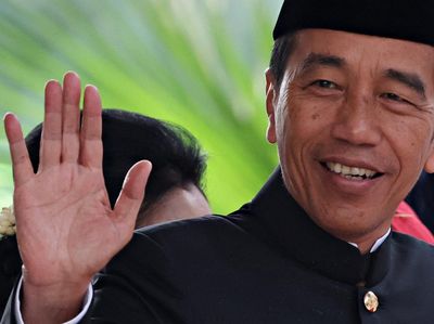 Potret Jokowi-Maruf Amin Tiba di Kompleks Parlemen