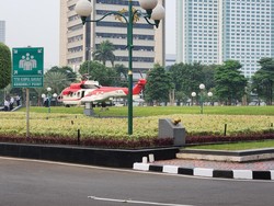 Helikopter Kepresidenan-Rantis Bersiaga Jelang Sidang Tahunan MPR