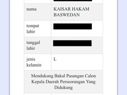 KTP 2 Anak Anies Baswedan Dicatut Dukung Dharma Pongrekun