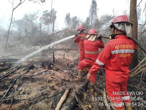 Karhutla Lempuing Capai 21,6 Hektare, Mop Up Diupayakan