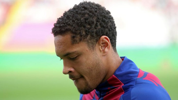 Vitor Roque is playing during the match between FC Barcelona and Rayo Vallecano, corresponding to week 37 of LaLiga EA Sports, at the Olympic Stadium Lluis Companys, in Barcelona, Spain, on May 19, 2024. (Photo by Joan Valls/Urbanandsport/NurPhoto via Getty Images)