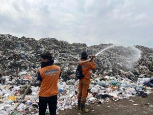 Basahi Lahan TPA, Tim Patroli BPBD Temukan Karhutla di 2 Desa Ogan Ilir