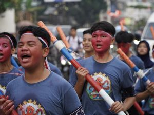 Peringati HUT ke-79 RI, SMP Labschool Cibubur Gelar Lari Lintas Juang