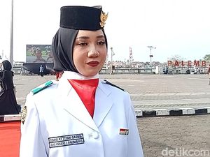 Mengenal Sosok Pembawa Baki Upacara HUT Ke-79 RI di BKB Palembang