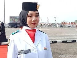 Mengenal Sosok Pembawa Baki Upacara HUT Ke-79 RI di BKB Palembang