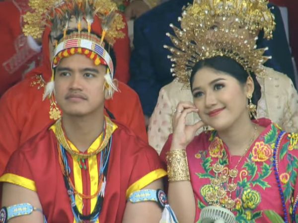 Heart Cheek dari Bumil Erina Gudono, Ikut Perayaan HUT ke-79 RI di IKN