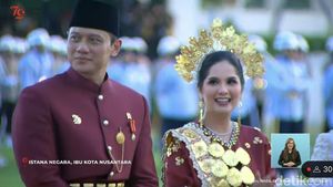 Foto: AHY dan Annisa Pohan Raih Gelar Busana Adat Terbaik di Upacara HUT RI