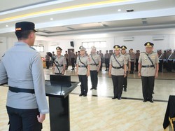 Kapolres Bogor Pimpin Sertijab 4 Kapolsek: Terima Kasih atas Dedikasinya