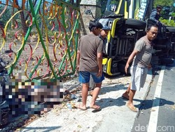 Petaka Elf Rem Blong Berujung 2 Orang Tewas di Turunan Jalur Bromo