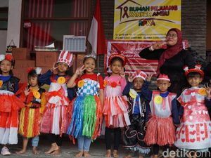 Senyum Anak-anak Pejuang Kanker Rayakan 17 Agustus Senyum Anak-anak Pejuang Kanker Rayakan 17 Agustus