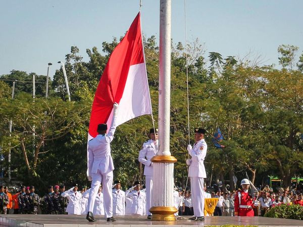 Melihat Lagi Upacara HUT ke-79 RI di Berbagai Daerah