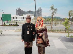 Mendagri dan Istri Upacara HUT Ke-79 RI Perdana di Ibu Kota Nusantara