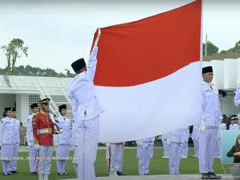 Kisah Pengibar Bendera Pertama di IKN