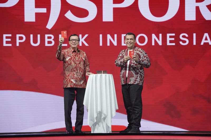 Peluncuran paspor gres RI. (Dok Humas Kemenkumham)