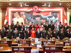 DPRD Sumsel Bersama Forkopimda Simak Pidato Kenegaraan Presiden Jokowi