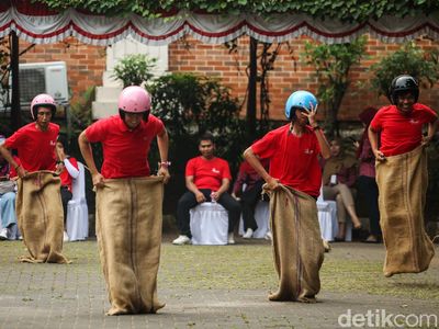 Potret Serunya Lomba 17-an di Mess Lion Air