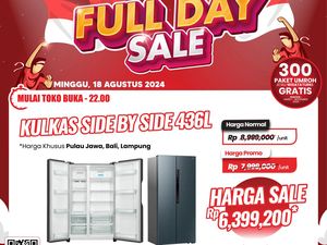 Transmart Full Day Sale Banjir Diskon, Harga Kulkas Jadi Murah Banget
