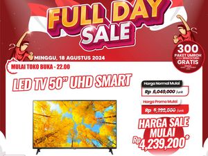 Beli TV di Transmart Full Day Sale Ada Diskon hingga Rp 4 Juta!