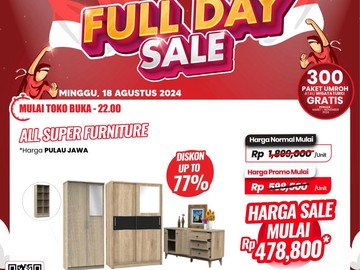 Beli Lemari di Transmart Full Day Sale Diskon hingga Rp 1,5 juta