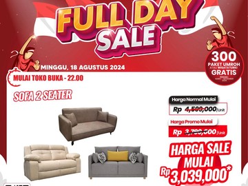 Aneka Sofa di Transmart Full Day Sale Mulai dari Rp 3 Juta