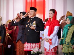 Suarakan Nusantara Baru Indonesia Maju Saat Detik-detik Proklamasi di Banyuwangi