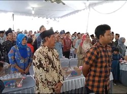 Unik, Hajatan Pengantin di Tulungagung Didahului Menyanyikan Indonesia Raya