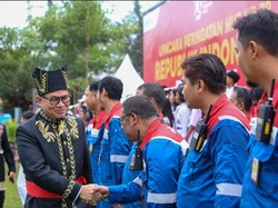 KPI Gelar Upacara di Kilang Minyak Terbesar di RI