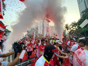PDIP Gelar Soekarno Run di GBK Pagi Ini, Sejumlah Politisi Ikut Lari