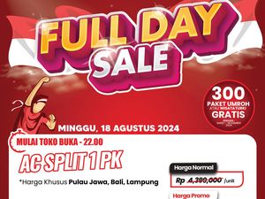 Adem Bener! Beli AC di Transmart Full Day Sale Diskon Rp 1 Jutaan