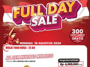 Murah Meriah! Di Transmart Full Day Sale Ada Kasur Rp 1 Jutaan
