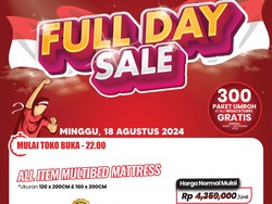 Murah Meriah! Di Transmart Full Day Sale Ada Kasur Rp 1 Jutaan