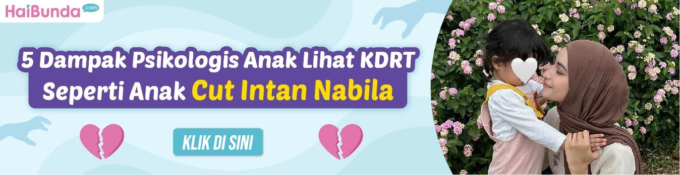 Banner Dampak Psikologis Anak Lihat KDRT
